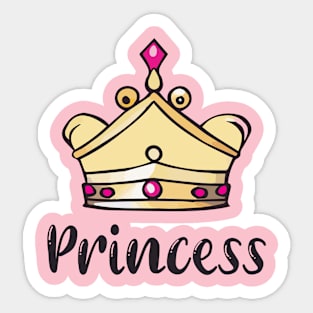 Royal Princess Crown Sticker